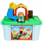 Set Pista cu tren Mighty Express: Farm Station Adventure Bucket Spin Master