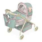Carucior p/u papusa PROVENZA 56cm -roz DECUEVAS