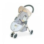 Carucior plimbare p/u papusa PIPO 48 cm - gri DECUEVAS