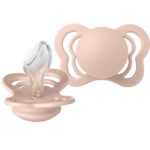 Suzeta din silicon Bibs Couture (6-36 luni) culoarea Blush
