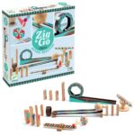 Set de constructie trasee ZIG and GO - Zig and Go -Roll 28 piese DJECO