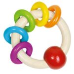 Jucarie lemn - Cercuri 10.5 cm GOKI