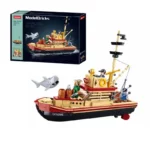 CONSTRUCTOR Model Bricks — Barca de pescuit