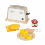 Jucarie Toster 18 x 9 x 12 cm din lemn GOKI