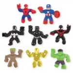 Set 8 Figurine Mini Heroes of Marvel Goo Jit Zu - imagine 2