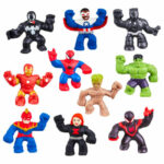Figurina Mini Heroes of Marvel in asort. Goo Jit Zu - imagine 2