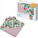 Prosop de baie Terry cu urechi BUNNY EARS pink 100 x 100 Babyono