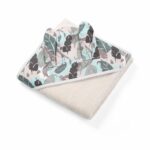 Prosop de baie Terry cu urechi BUNNY EARS grey 100 x 100 Babyono