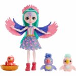 Set Enchantimals Familia Cintezele Filiei Finch cu 3 pui MATTEL