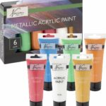 Set culori metalice acrilice Nassau Fine Art 6 culori x 75 ml GRAFIX