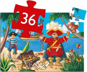 Puzzle - Comoara piratului 36pcs DJECO — изображение 2