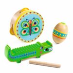 Set de Instrumente: Tamburin, Maracas Gurio Animambo DJECO — изображение 2