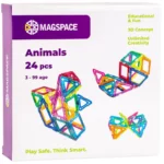 Set magnetic 24 pcs - Animale MAGSPACE