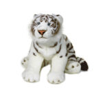 Jucarie de plus Tigru alb mare LELLY