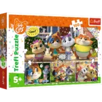 Trefl Puzzles 100 Great friends team / Rainbow 44 cats