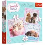 Trefl Puzzles 3in1 Sweet animals / Trefl