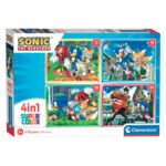 Puzzle Sonic 4in 1 CLEMENTONI