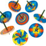 Titirez din lemn 6 cm in asortiment GOKI