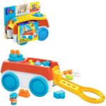 Carucior cu constructor -20 buc Mega Bloks MATTEL