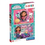 Puzzle GABBY`S DOLLHOUSE 2X20 piese Clementoni
