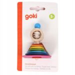 Titirez din lemn 9.5 cm in asortiment GOKI