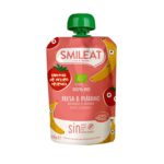 Smileat Pouch organic din capsuna si banana, 6luni+, 100g