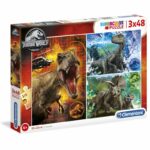 Puzzle Jurassic World 3X48 piese CLEMENTONI