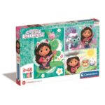 Puzzle GABBY`S DOLLHOUSE 3X48 piese Clementoni