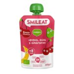 Smileat Pouch organic de cirese, salcim si amarant 8luni +, 100gr