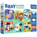 Trefl Puzzles Baby Progressive Professions and vehicles