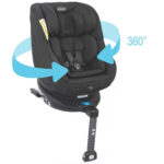 Scaun auto Rotativ 360 Graco Turn2Me Charcoal pina la 4 ani (0-18 kg) - imagine 6