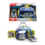 Dickie auto "Politie station" 2 auto (Porsche and Citroen) sun/lum