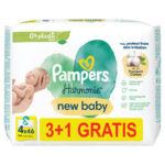 Servetele umede PAMPERS BABY WIPES AQUA PURE 46 3+1