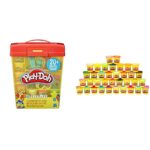Set Plastilina Play-doh - Large Storage Box With 20 Tools Hasbro