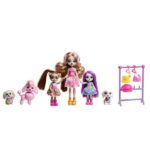 Set de joc Familia Enchantimals - Papusa cu catalusi MATTEL