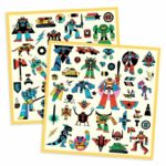 Abtibilduri metalice Roboti Djeco - imagine 2