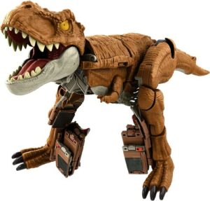 Figurina transformer Jurassic World Tyrannosaurus T Rex Dinosaur in Truck MATTEL — изображение 2