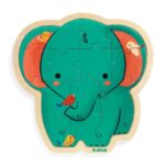 Puzzle lemn Elefant DJECO — изображение 2