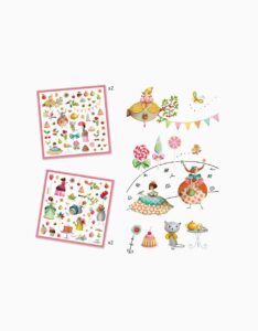 Abtibilduri La un ceai cu dichis Djeco - imagine 2