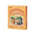 Puzzle 3D din lemn Rainbow Candy House ROBOTIME