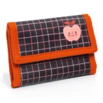 Portmoneu cu velcro Small apple Djeco