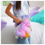 Set de joc Polly Pocket Rainbow Unicorn Salon cu 2 papusi micro cu accesorii MATTEL — изображение 2