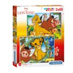 Puzzle Disney Lion King 2x60 buc CLEMENTONI