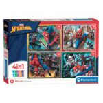 Puzzle 4 in 1 Spiderman Clementoni