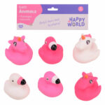 Set jucarii pentru baie Flamingo Happy World JOHNTOY