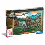 Puzzle Maxi Super color Jurassic World 104 buc CLEMENTONI