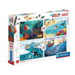 Puzzle 4 in 1 2X20+2X60 Seaworld Clementoni