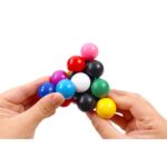 Joc de inteligental Pyraminx Marble RECENT TOYS - imagine 2