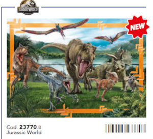 Puzzle Maxi Super color Jurassic World 104 buc CLEMENTONI — изображение 2