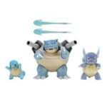 Set 3 Figurine Select Evolution (Squirtle, Wartortle and Blastoise) POKEMON JAZWARES — изображение 2